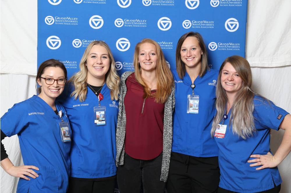 A group photo of nurses at Gradfest